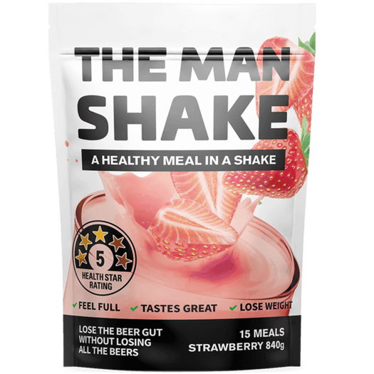 The Man Shake 840g - Chocolate, Vanilla, Banana, Caramel, Choc Mint, Coffee, , Strawberry