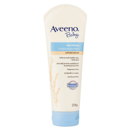 Aveeno Baby Dermexa Fragrance Free Moisturising Cream 206g