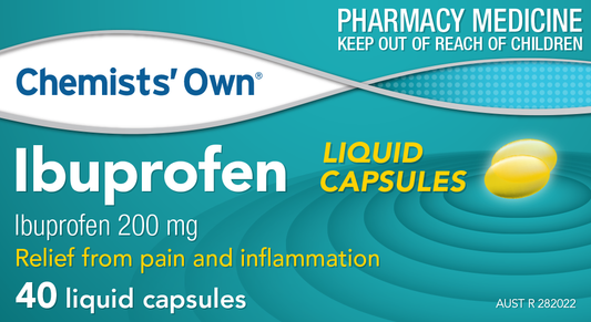CO Ibuprofen Liquid Caps 200mg 40