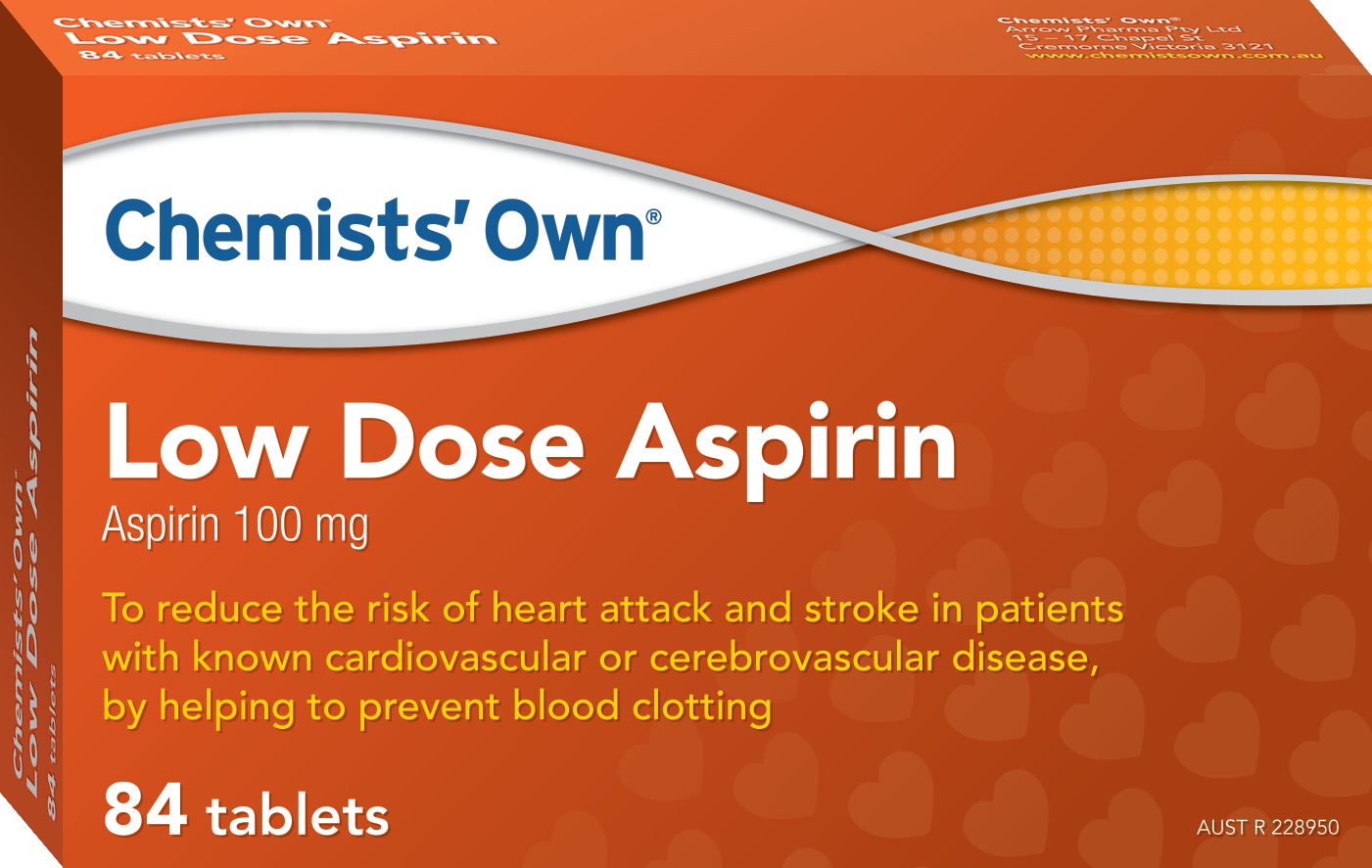 CO Low Dose Aspirin Tablets 84