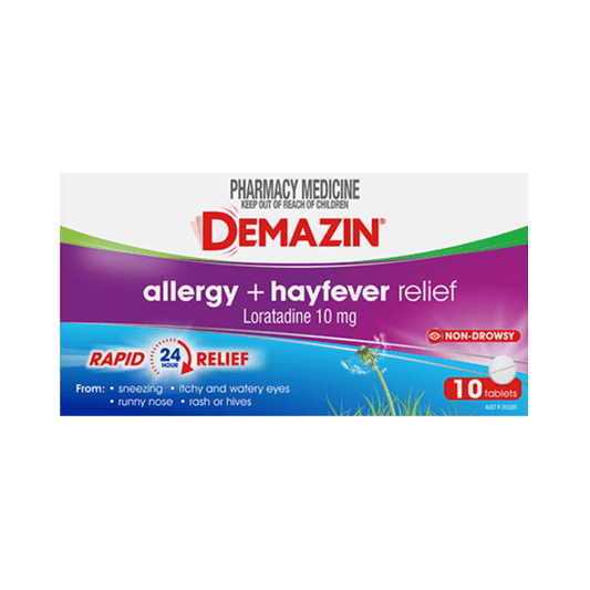 Demazin Allergy & HayFever Tab 10