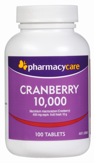PHCY CARE CRANBERRY 10000 100 Tablets