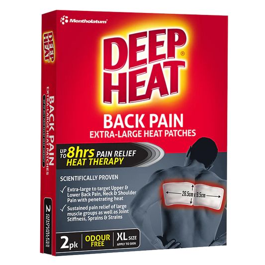Deep Heat - Back Pain Extra Large Heat Patches 2 Pack