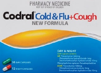 Codral Cough Cold & Flu Day & Night Capsules 48