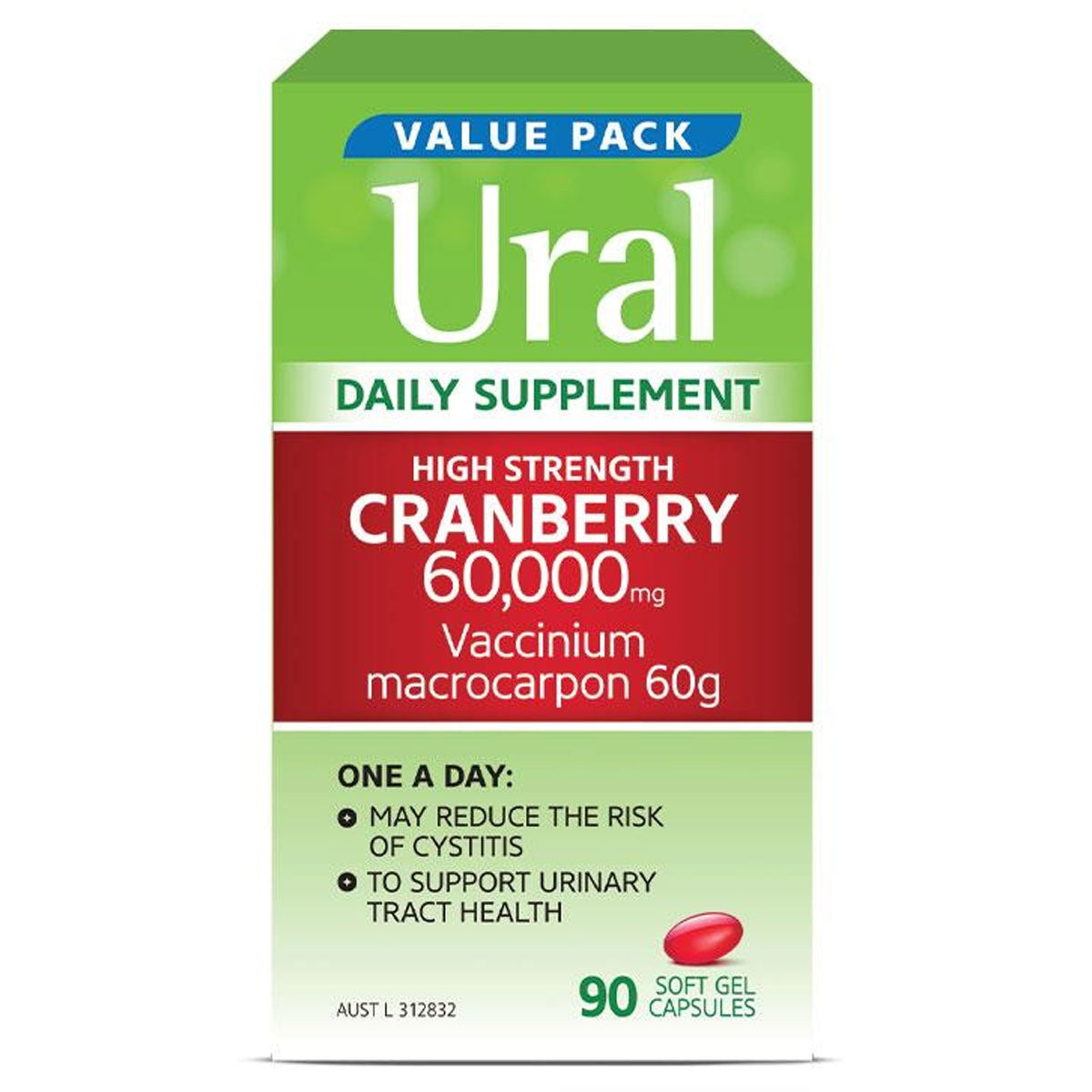 Ural High Strength Cranberry 90 Capsules