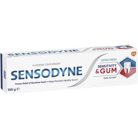 Sensodyne Gum Dual Action Extra Fresh Toothpaste 100g