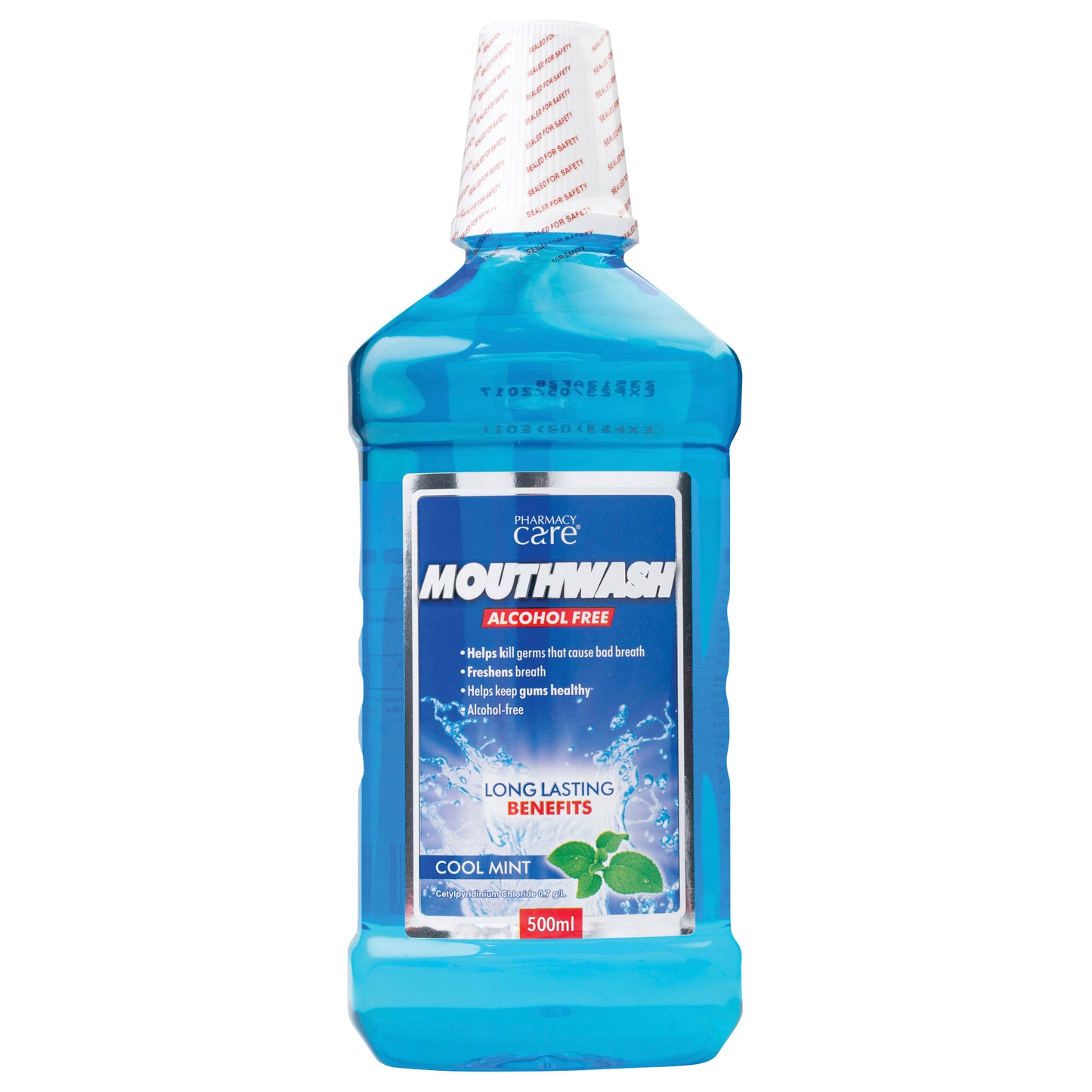 Pharmacy Care Mouthwash Cool Mint 500 mL