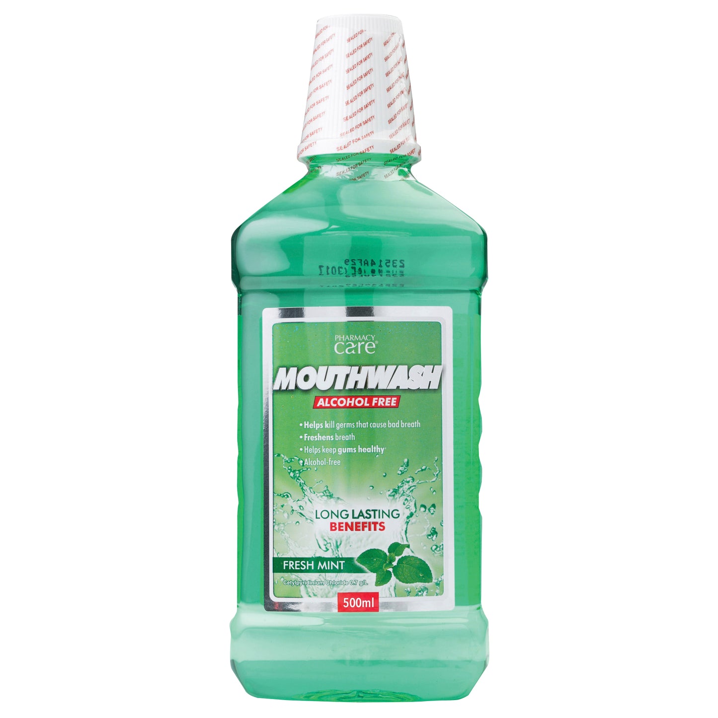 Pharmacy Care Mouthwash Fresh Mint 500 mL