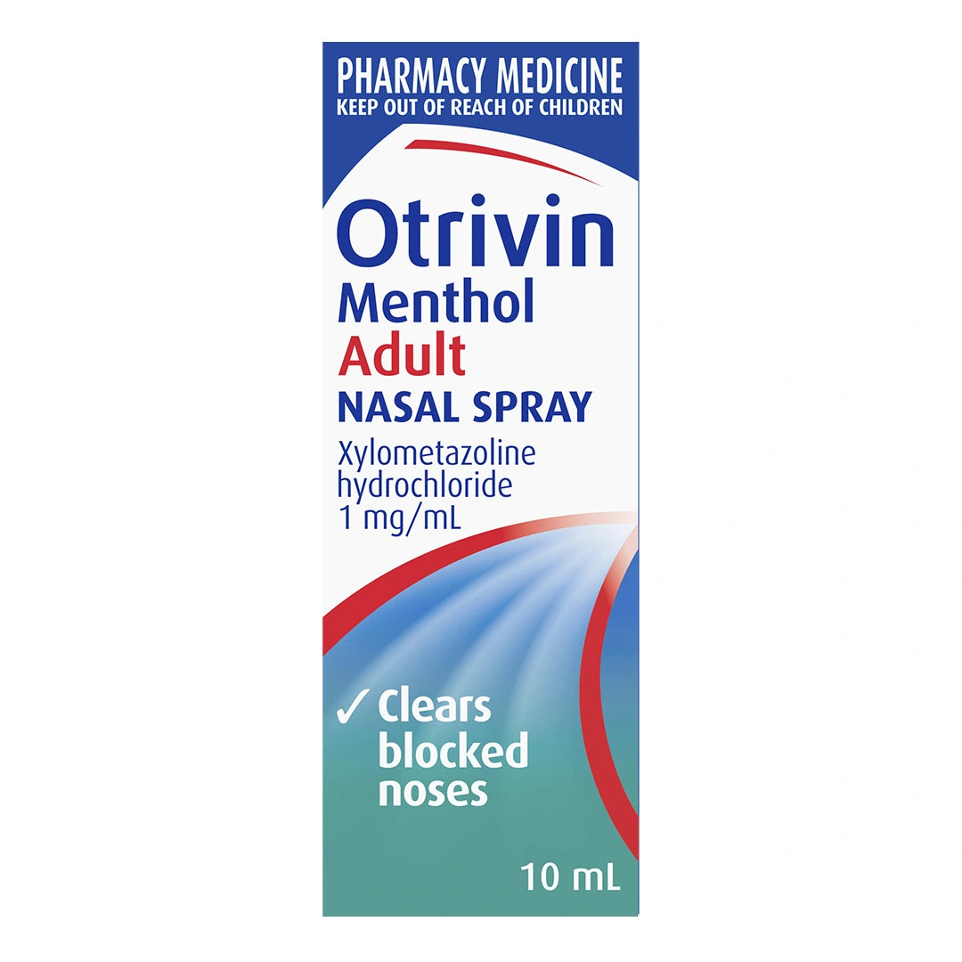 Otrivin Adult Metered Dose Nasal Spray Menthol 10ml