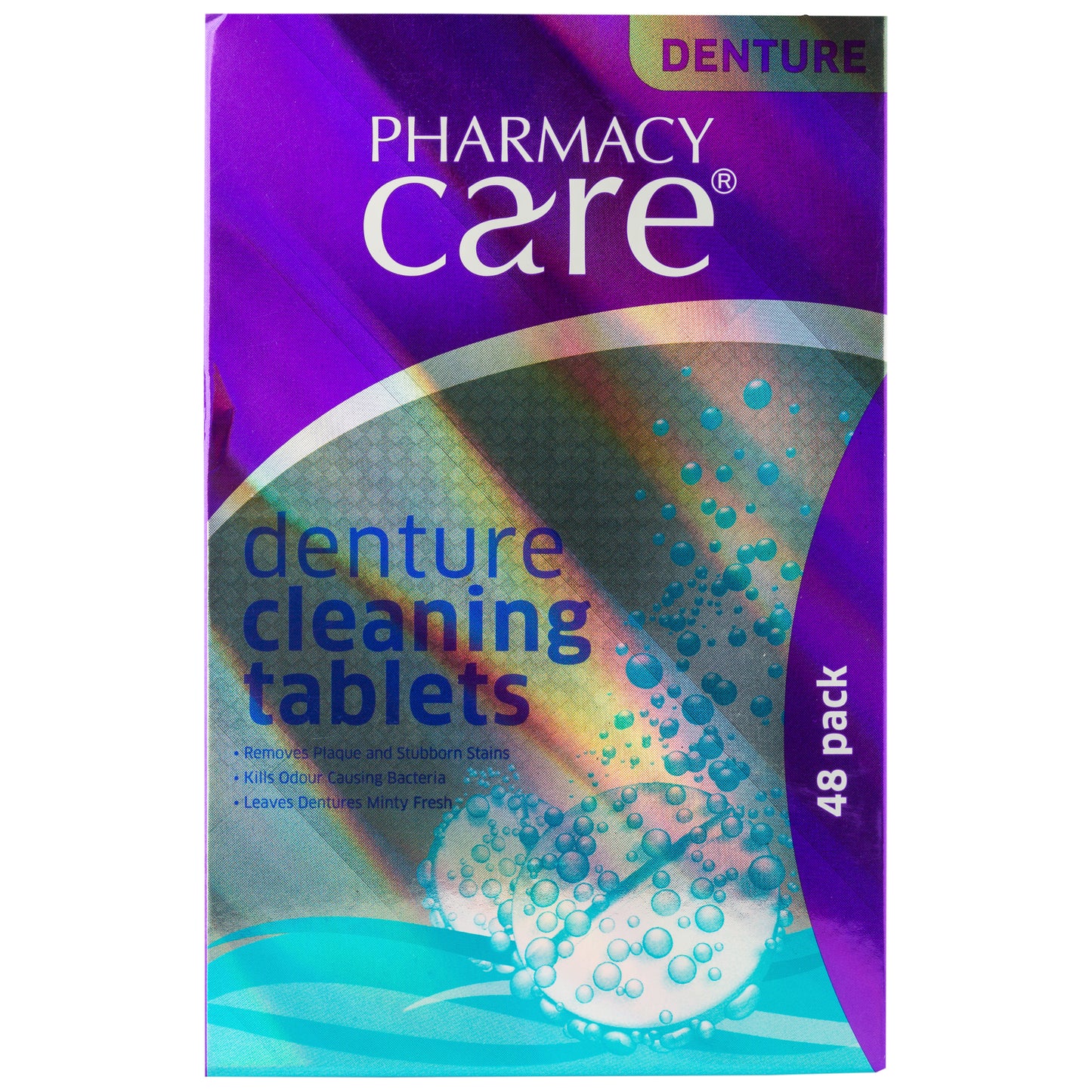 Pharmacy Care Denture Cleaning Tablets 48 Pack