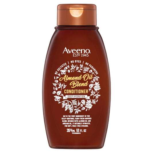 Aveeno Deep Hydration Almond Oil Blend Conditioner For Scalp Soothing & Gentle Cleansing 354mL