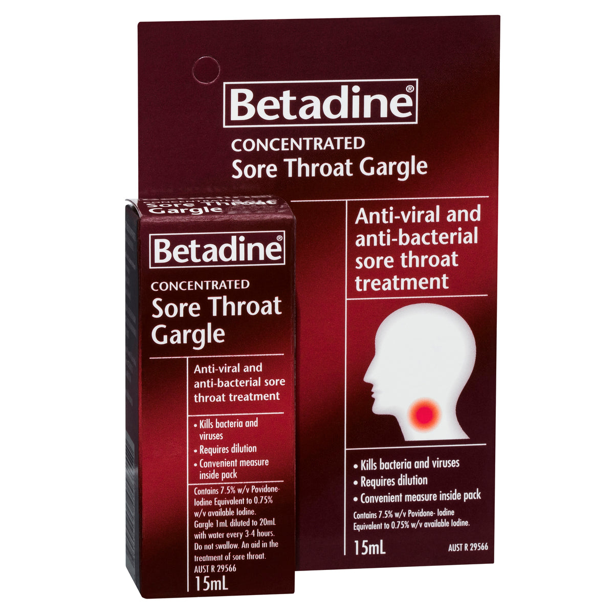 Betadine Sore Throat Gargle - 15mL