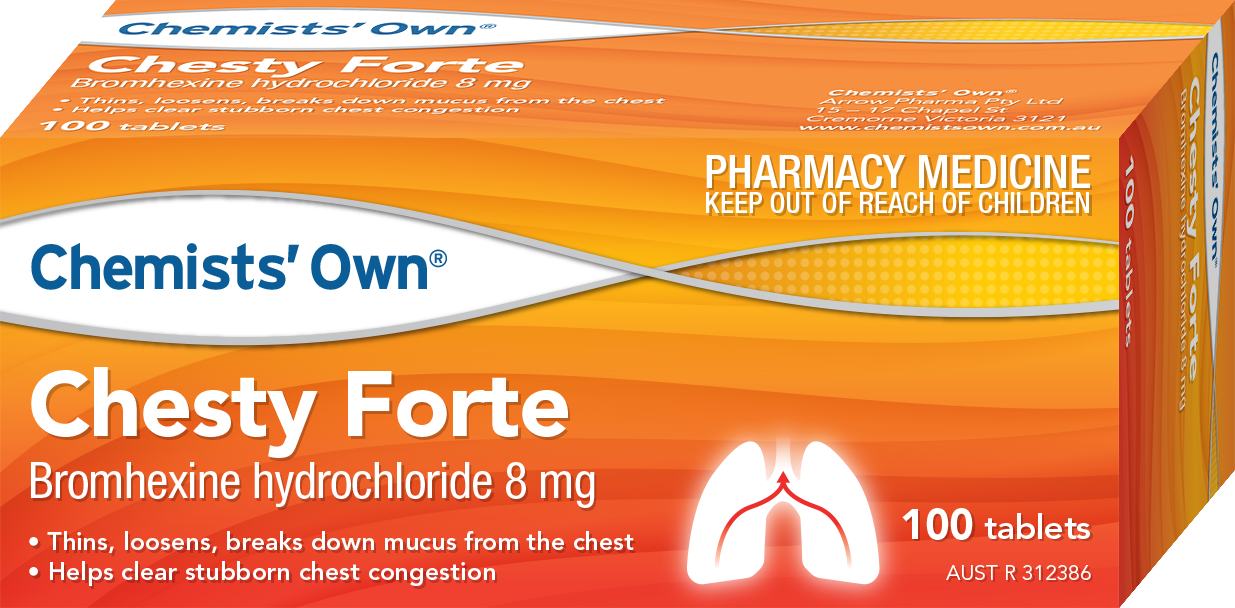 CO Chesty Forte 8mg Tablets 100