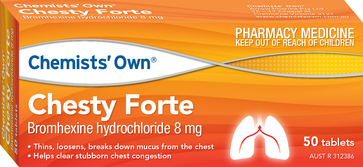 CO Chesty Forte 8mg Tablets 50