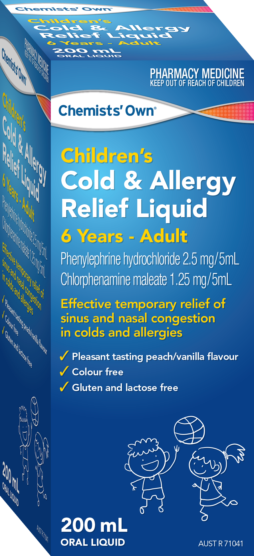 CO Children's Cold & Allergy Relief Liquid 200mL