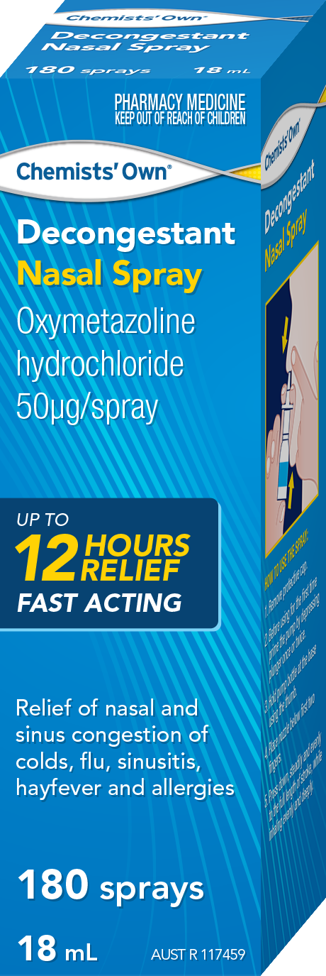 CO Decongestant Nasal Spray 180 Sprays 18ml