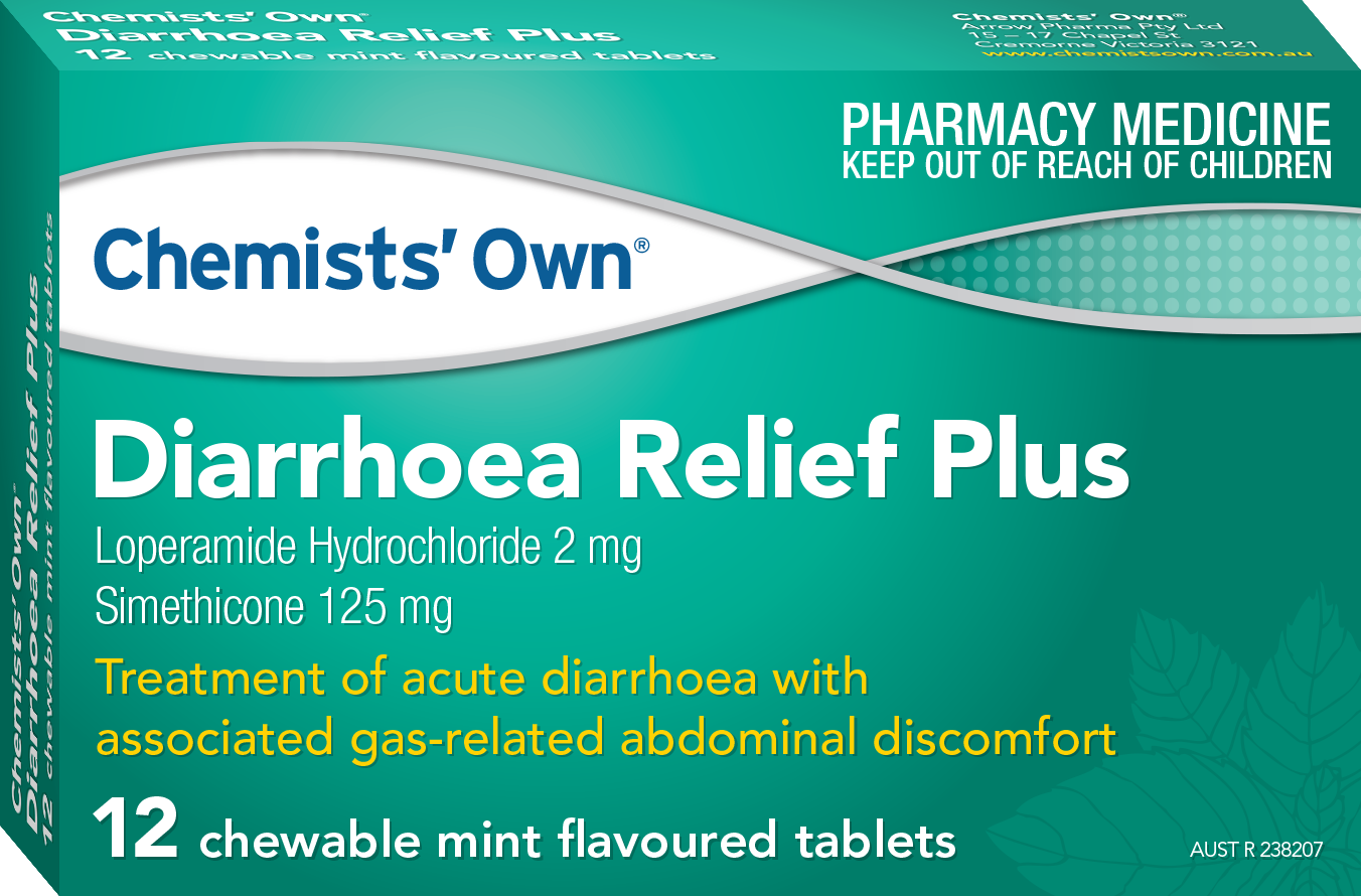 CO Diarrhoea Relief Plus Tablets 12