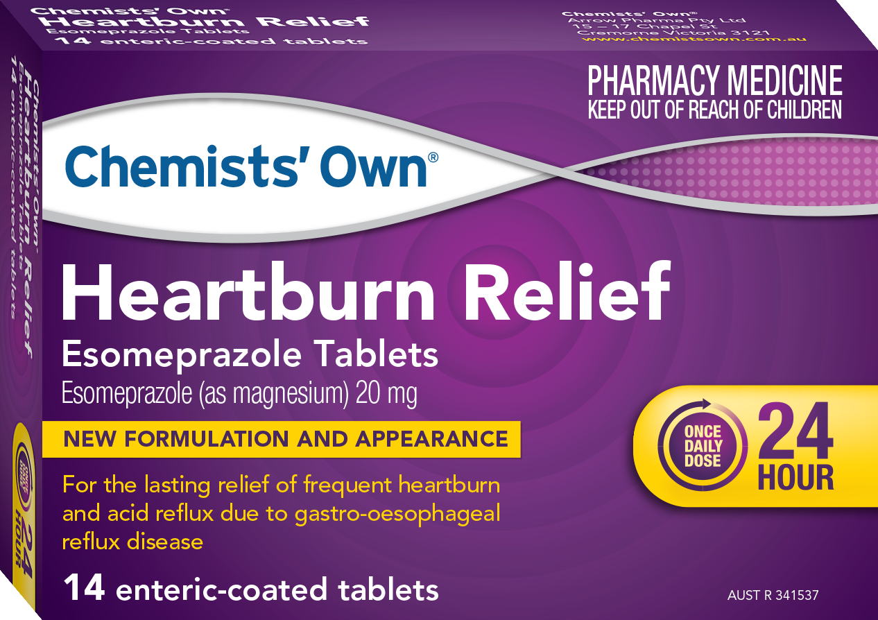 CO Heartburn Relief Esomeprazole Tablets 20mg 14