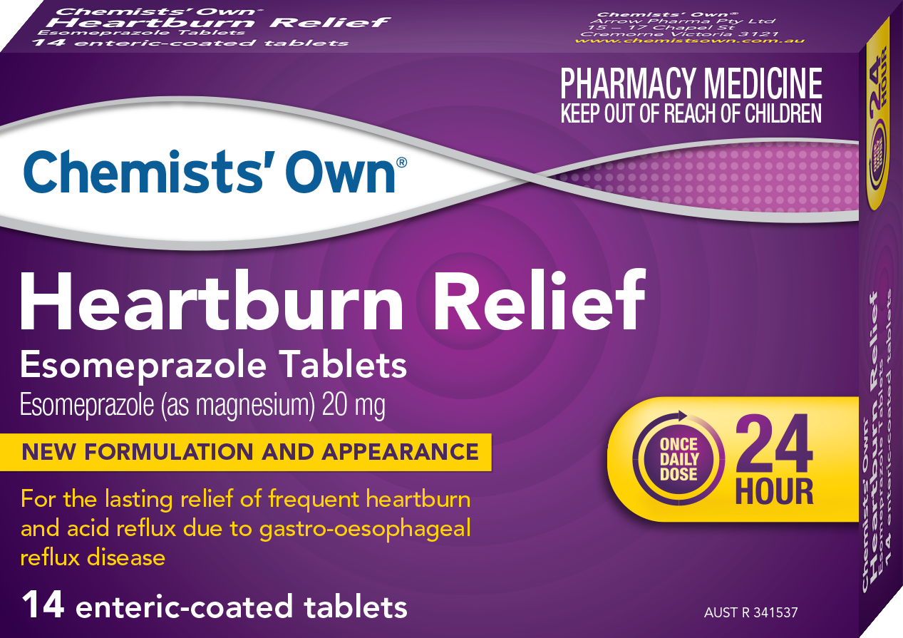 CO Heartburn Relief Esomeprazole Tablets 20mg 14