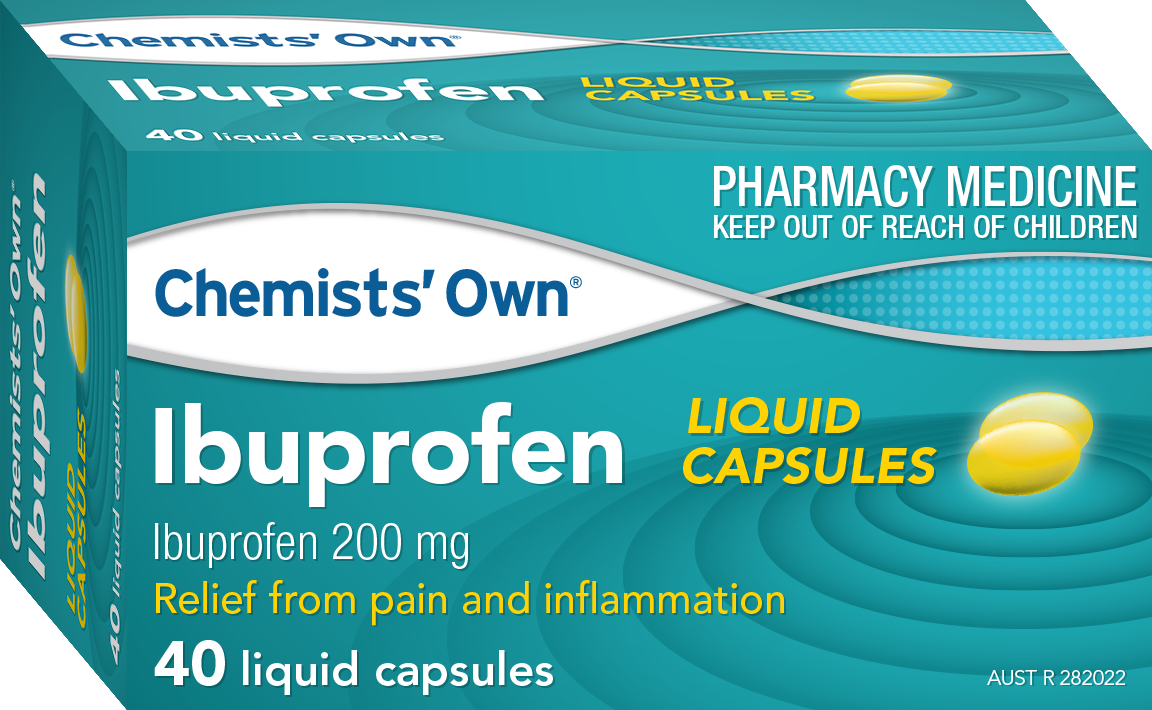 CO Ibuprofen Liquid Caps 200mg 40