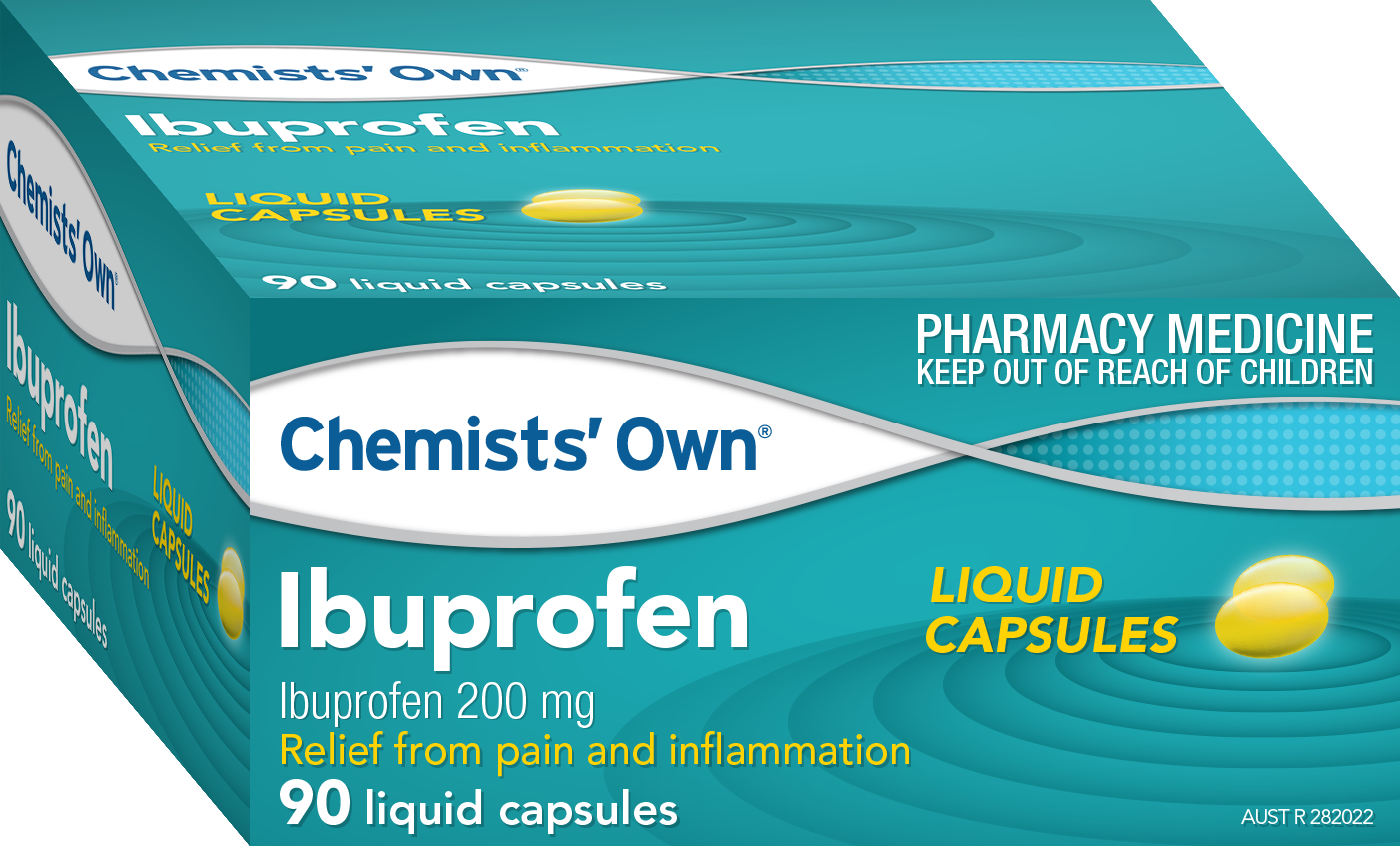 CO Ibuprofen Liquid Caps 200mg 90