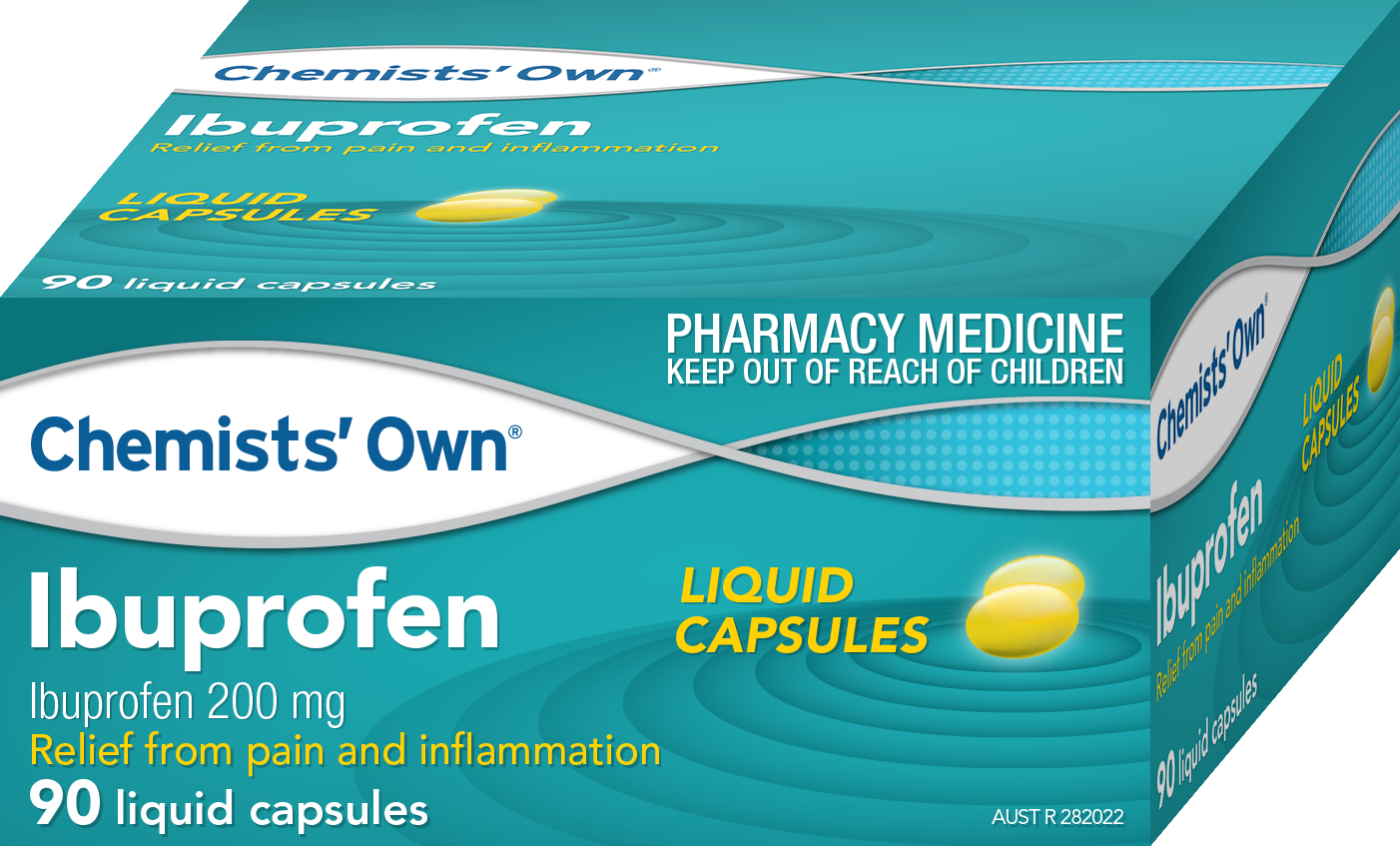 CO Ibuprofen Liquid Caps 200mg 90