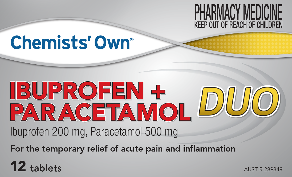 CO Ibuprofen + Paracetamol Duo Tablets 12
