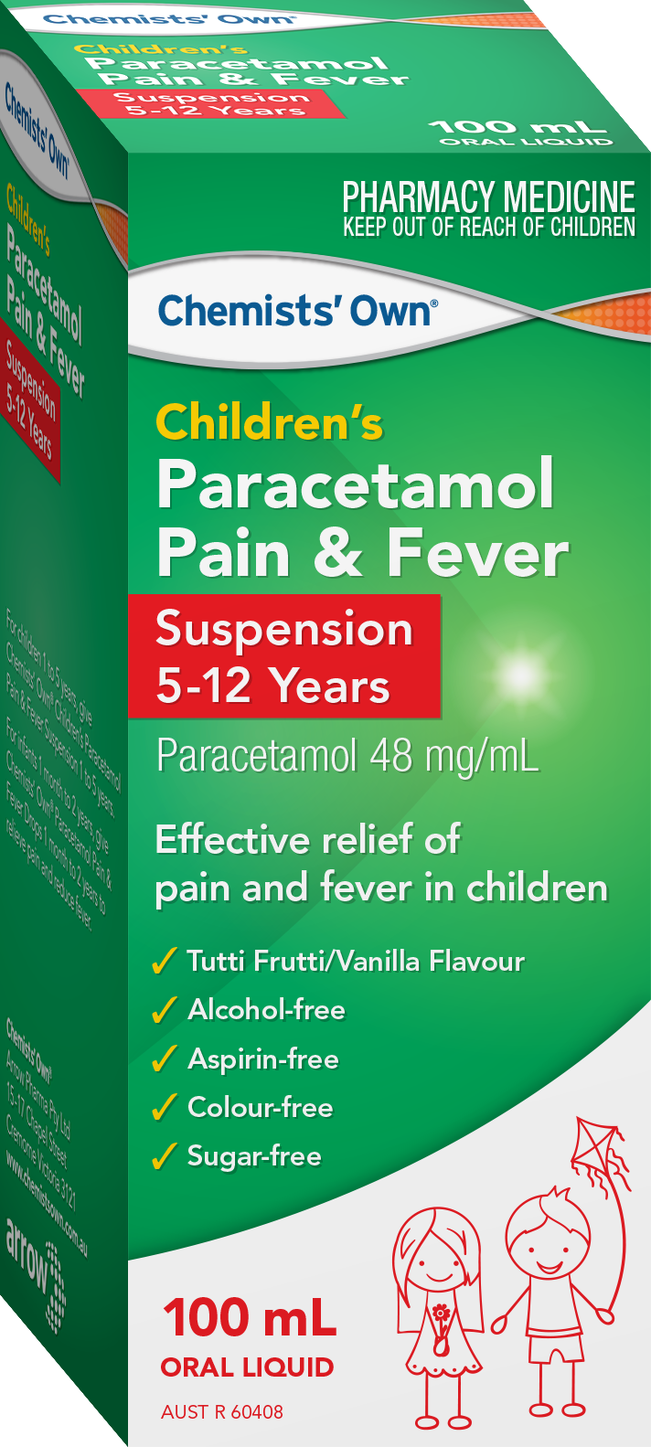 CO Children's Paracetamol 5-12 Yrs Susp 100mL