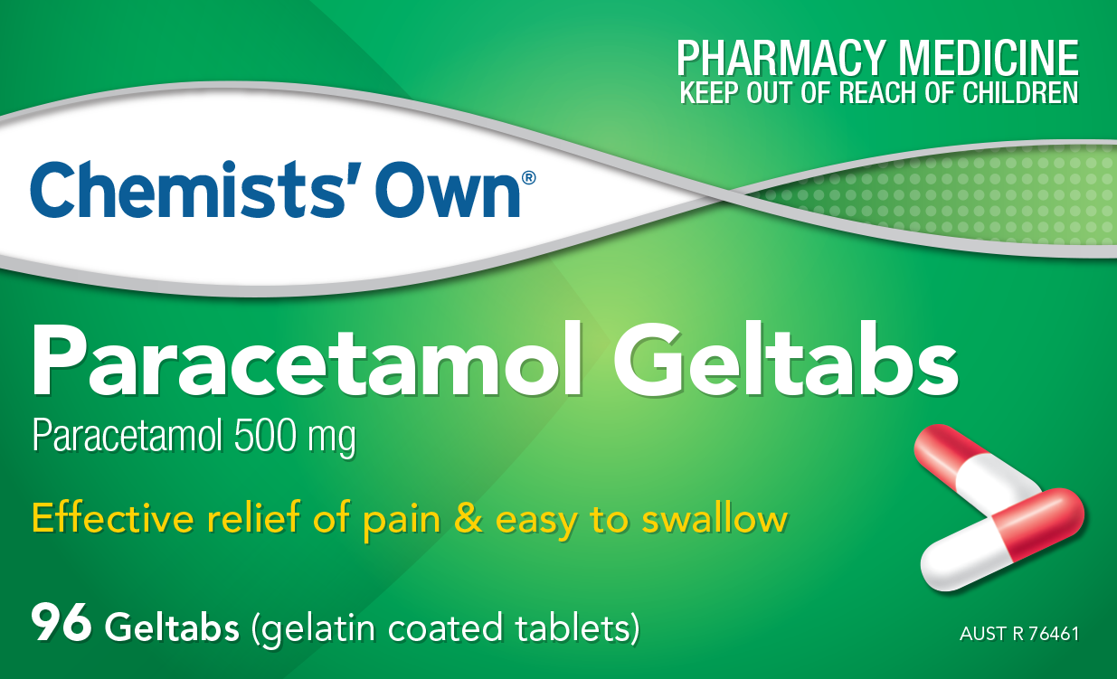 CO Paracetamol Geltabs 96