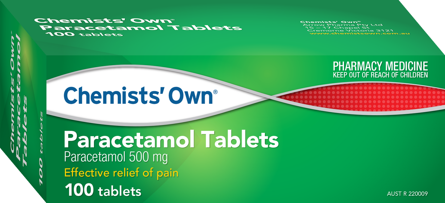 CO Paracetamol Tablets 100