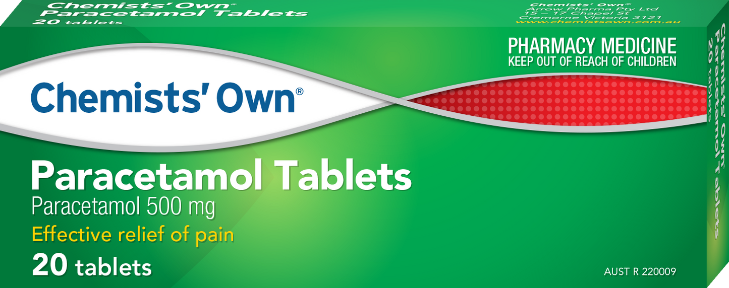 CO Paracetamol Tablets 20