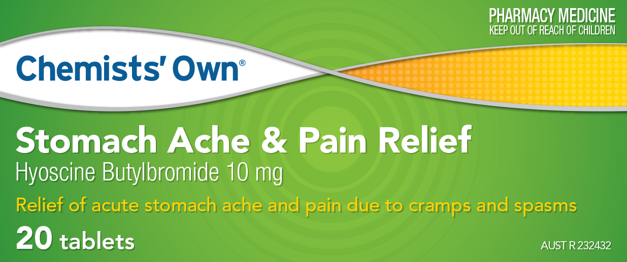 CO Stomach Ache & Pain Relief Tab 10mg 20