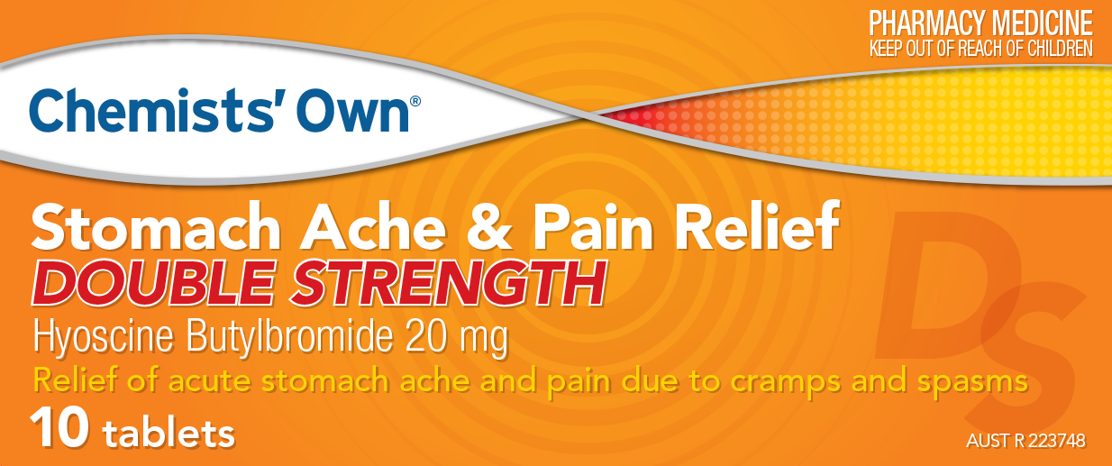 CO Stomach Ache & Pain Double Strength Tablets 10