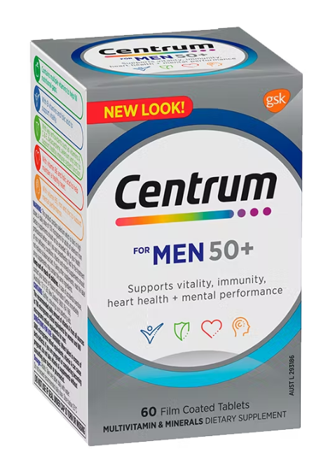 Centrum Men 50+ - 60 tablets