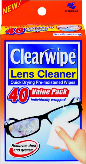Clearwipe Lens Cleaner Wipes - 40 Pack