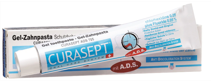 Curasept ToothPaste Gel 0.05% Chlorhexidine 75ml