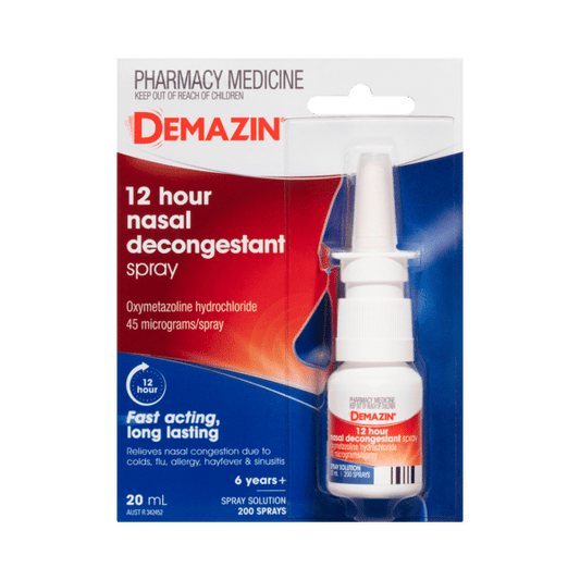 Demazin 12 Hour Nasal Decongestant Spray 20mL