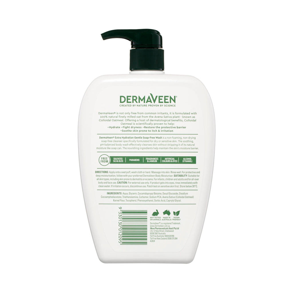 Dermaveen Extra Gentle Wash Soap Free 1L