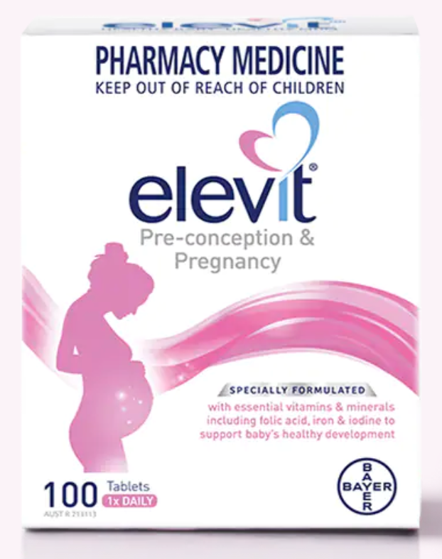 Elevit Pre-conception & Pregnancy 100 Tablets