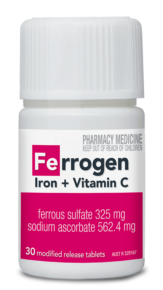 Ferrogen Iron + Vitamin C 30 Modified Release Tablets