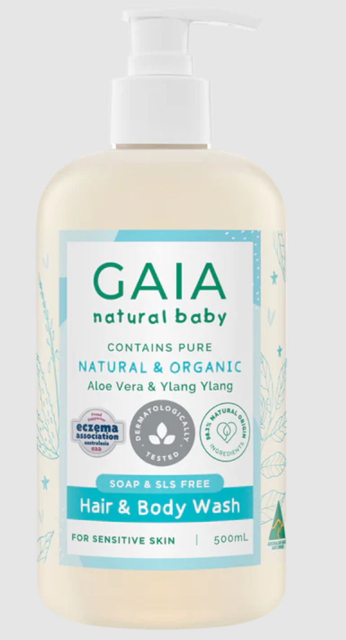 Gaia Natural Baby Hair&Body Wash 500ml