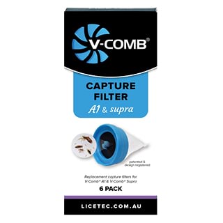 Licetec V-Comb Capture Filters A1&Supra - 6 pack