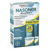 Nasonex Allergy 140 Metered Dose Spray - Twin Pack