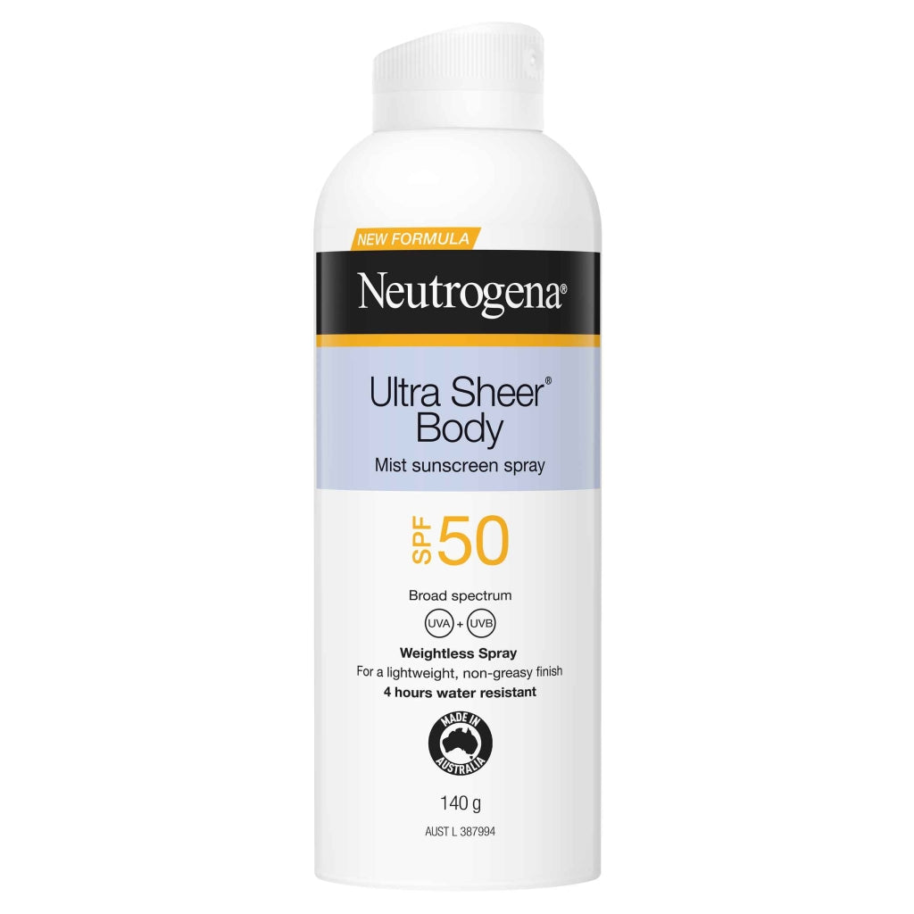 Neutrogena Ultra Sheer Body - Mist sunscreen spray SPF50