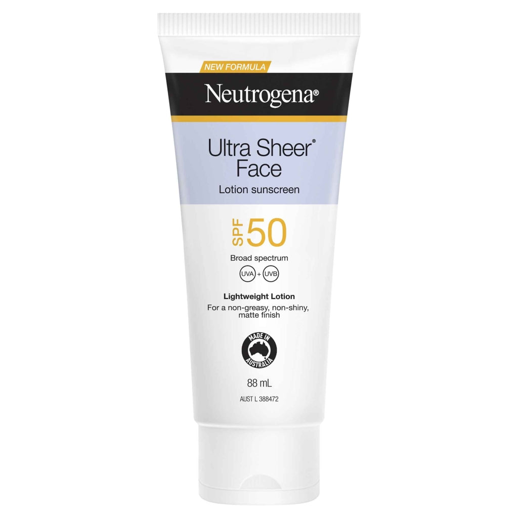 Neutrogena Ultra Sheer Face Lotion 50+ 88ml