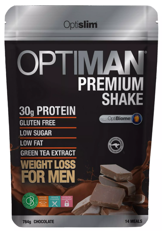 Optiman Premium Shake Chocolate 784g