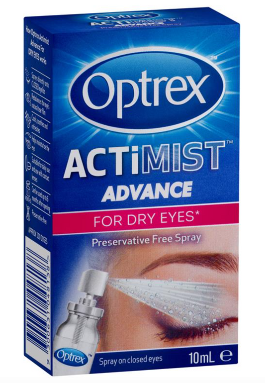 Optrex Actimist Preservative Free Eye Spray 10mL