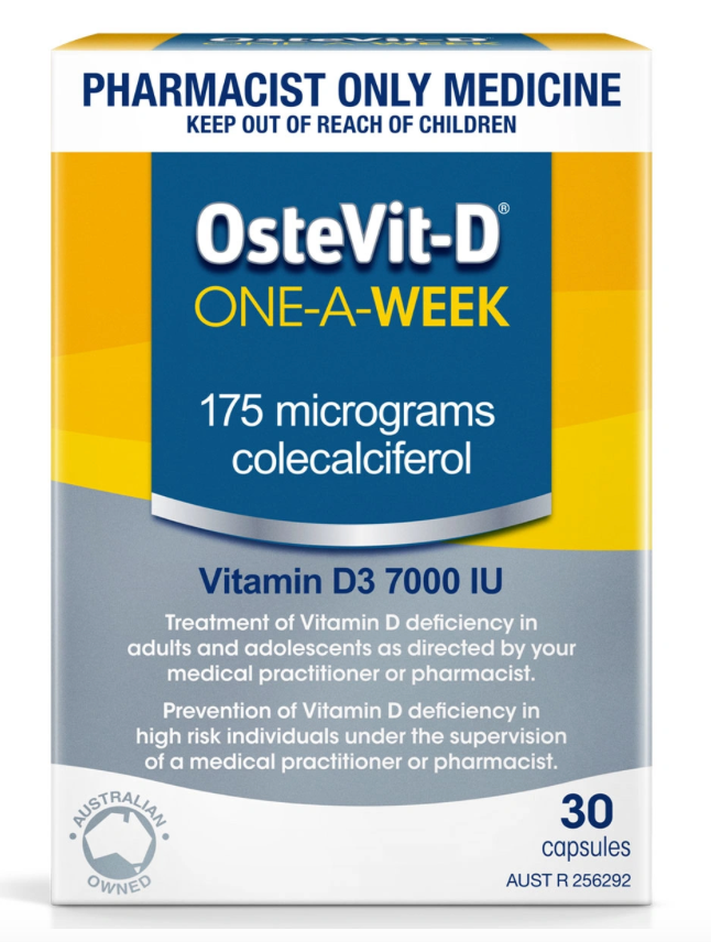 Ostevit D One-A-Week Vitamin D3 - 30 Capsules