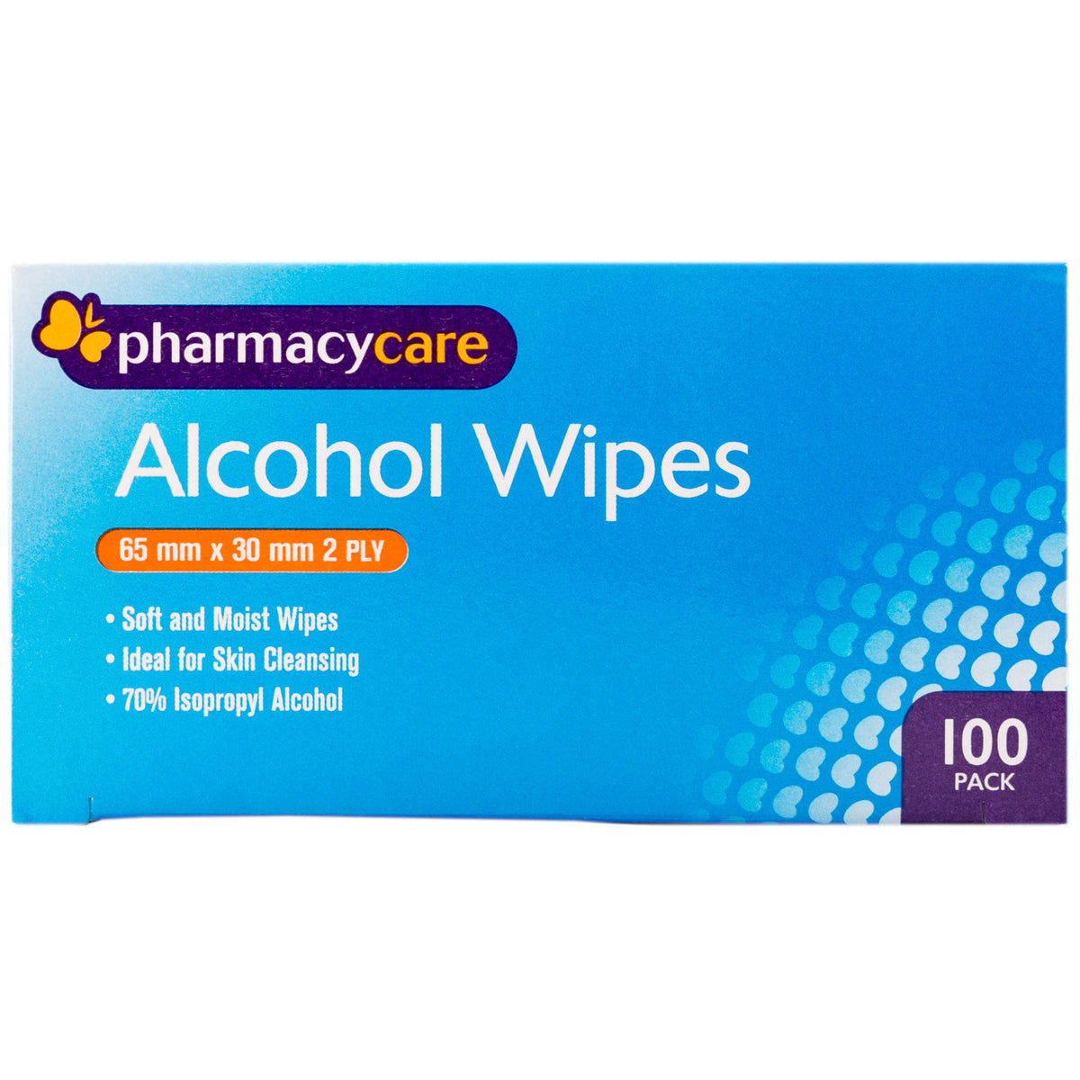 Pharmacy Care Alcohol Wipes 100 Pack
