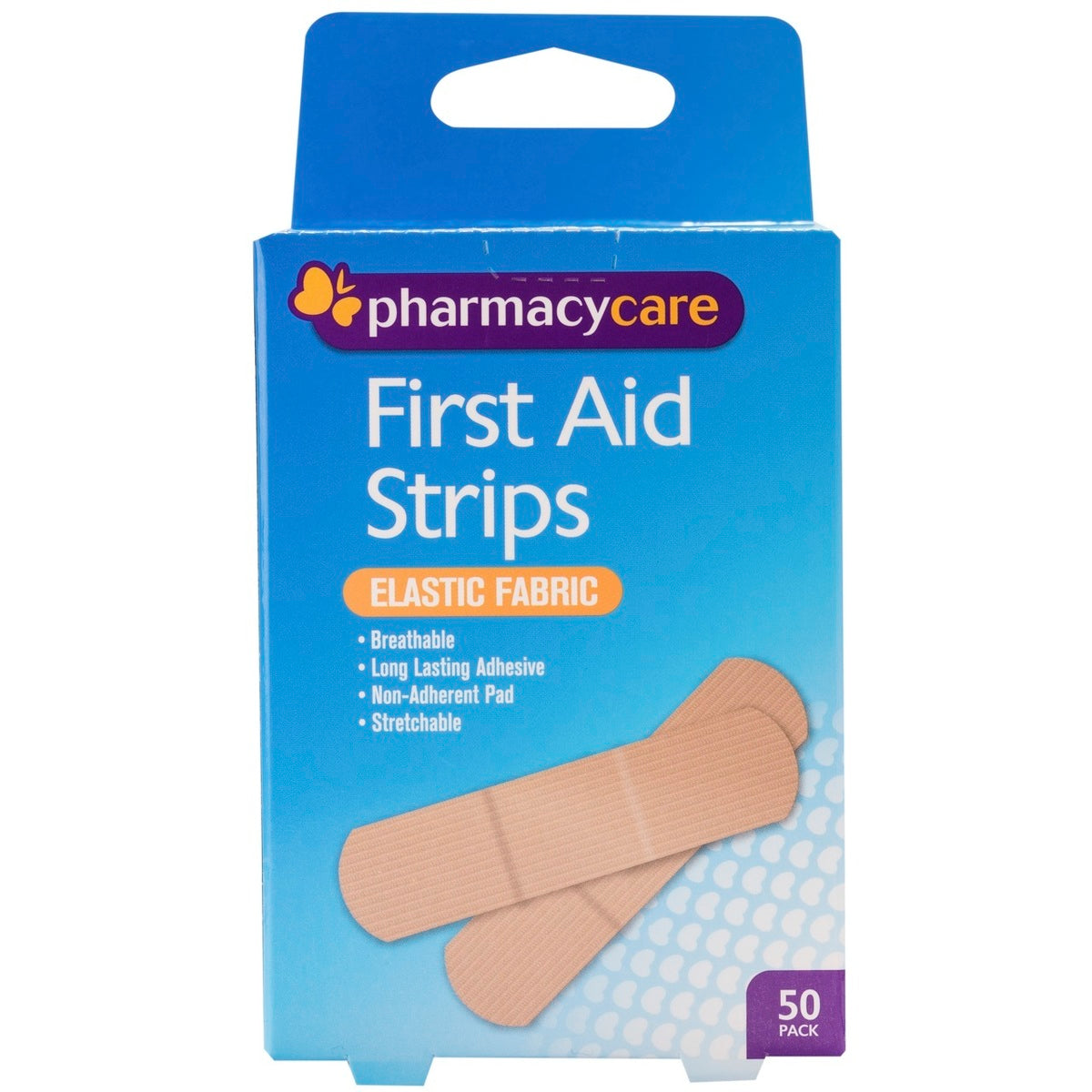 Pharmacy Care First Aid Strip Fabric Elastic 50